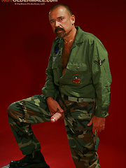 Francisco Andreas military solo by Hot Older Male image #10