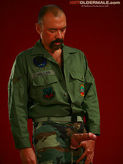 Francisco Andreas military solo by Hot Older Male image #10