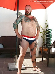 Alik Zanders mature solo by Hot Older Male image #8