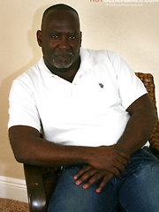 Big Black Daddy Acey solo by Hot Older Male image #6