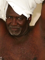 Big Black Daddy Acey solo by Hot Older Male image #6