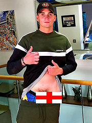 Cheeky Lad Flynn Peacock Wanks his Huge 8 Inch Cock & Cums for the 2nd Time!! by English Lads image #8