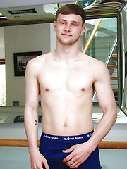 Straight Young Footballer Danny Davis Wanks his Big Uncut Cock & Shoots a Massive Load of Jizz! by English Lads image #10