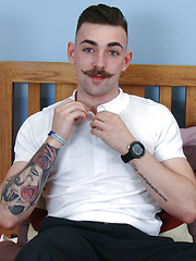 Straight Young & Hairy Rugby Player Miles Wanks his Big Uncut Cock & Squirts for England! by English Lads image #8