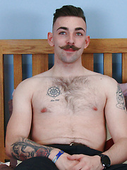 Straight Young & Hairy Rugby Player Miles Wanks his Big Uncut Cock & Squirts for England! by English Lads image #8