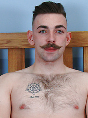 Straight Young & Hairy Rugby Player Miles Wanks his Big Uncut Cock & Squirts for England! by English Lads image #8