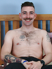 Straight Young & Hairy Rugby Player Miles Wanks his Big Uncut Cock & Squirts for England! by English Lads image #8