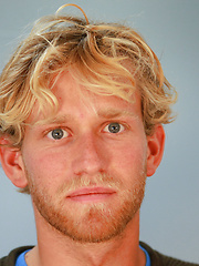 Athletic Blond Surfer Sam Shows his Hairy Body & Big Uncut Cock! by English Lads image #9
