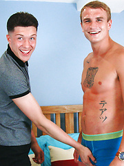 Straight Lad Charles 1st Time Experience & it's Young Fit Marco Doing a Great Job! by English Lads image #9