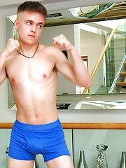 Young & Handsome Harrison Wanks his Uncut Cock & Shoots his Load Everywhere! by English Lads image #8