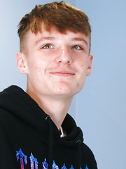 Tall & Lean Footballer Lewis Hampshire Wanks his Big Uncut Cock & Shoots his Load! by English Lads image #8