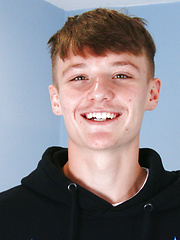 Tall & Lean Footballer Lewis Hampshire Wanks his Big Uncut Cock & Shoots his Load! by English Lads image #8
