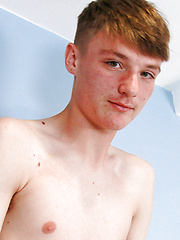 Tall & Lean Footballer Lewis Hampshire Wanks his Big Uncut Cock & Shoots his Load! by English Lads image #8