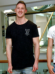 Straight Muscular Hunk Noah gets Wanked & Sucked by Naughty Dominic & Both Shoot Buckets! by English Lads image #7