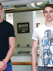 Straight Lads Finn & Charles Wank Each Others Big Uncut Cocks & Both their Cocks Explode! by English Lads image #9