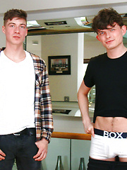 Young Straight Lads Dustin & Henry Wank & Suck Each Other's Big Uncut Cocks! by English Lads image #7