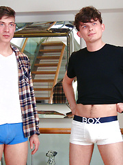 Young Straight Lads Dustin & Henry Wank & Suck Each Other's Big Uncut Cocks! by English Lads image #7