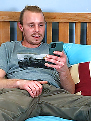 Straight & Horny Naughty Chris Pumps his Ass & his Hard Uncut Cock Shoots a Big Load Twice! by English Lads image #8
