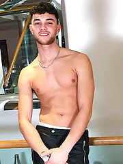 Young Toned Footballer Wanks his Hard Uncut Cock & Squirts a Load of Cum Everywhere! by English Lads image #7