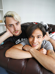 Back in the studio with our cute mates Andy and Nate by Bentley Race image #10