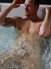 Dutch hunk taking hot bath and shower by Male Model image #9