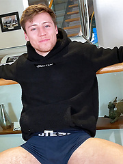 Young Straight Stud gets Wanked & Walks around with a Big Hard Uncut Erection & Cums Loads! by English Lads image #10