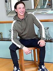 Young Straight & Extremely Ripped Harry Wanks his Huge Uncut Cock & Squirts a Big Load! by English Lads image #8