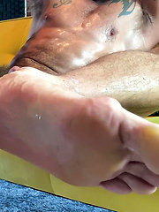 Alpha's Big Feet Worshiped by My Friends Feet image #11