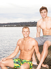 Gay stud Sly lets his friend Blake give him a blowjob and fucks him hard by SeanCody image #11