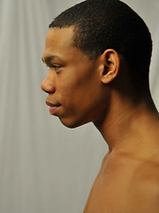 Kevin - Solo. Black boy jacking off dick. by Dominic Ford image #4