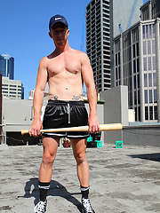 Aussie read head Ryan Geary strips naked in the middle of the city by Bentley Race image #6