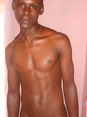 Genuine African lad, with a huge uncut cock, goes solo for our pleasure. by 80gays image #6