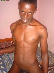 Genuine African lad, with a huge uncut cock, goes solo for our pleasure. by 80gays image #6