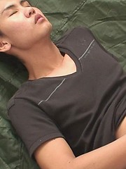 Handsome Asian twink strips off, and performs a slutty solo masterbation act. by Asia Boys image #5