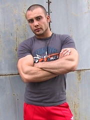 Latin stud Dominic posing outdoors by Finest Latin Men image #6