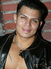 Hot muscle latino Alan shows his fat uncut cock. by Finest Latin Men image #8