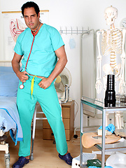 Doctor Marcello is probing his fleshlight with his hard cock by With Marcello image #8