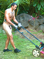 Brady - Beefy Hawaiian Football Jock with a VEINY COCK Busts a Nut! by Island Studs image #8