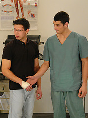 Daniel, Michal and Jan - medical exam and threesome by William Higgins image #6
