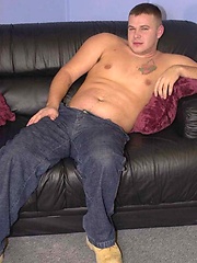 Chubby man plays with cock by EU Twinks image #4