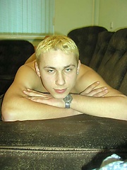 Blond boy enjoys getting naked and showing off. by EU Twinks image #5