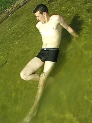 Young Boy Plays In Water by EU Twinks image #6