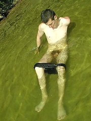 Young Boy Plays In Water by EU Twinks image #6