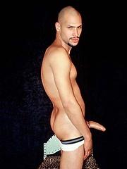 Smooth latino dude has a big soft cock, as it gets hard he can suck himself by XXL Cock image #7