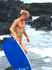Cirrus is Back Surfing Naked in Hawaii! by Island Studs image #5