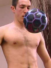 Straight Footballing Professional Miles Shows off His Cock by English Lads image #5