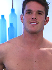 Straight Young Footballer Jay Hall Slides Up and Down on the Massive Blue Dildo by English Lads image #6