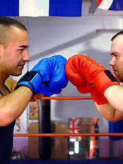 Watch two boxers fuck in the ring when Antonio and Dakota get horny. by Suite703 image #5