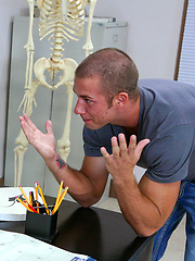 Ken Mack fucks his student, Rod Daily, in his tight bubble butt on his desk with his fat cock. by Suite703 image #5