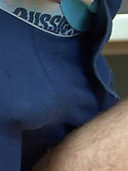 Muscular Young Straight Boy Doug Blown by a Guy for his 1st Time - Lucky Dan gets a Facefull! by English Lads image #5